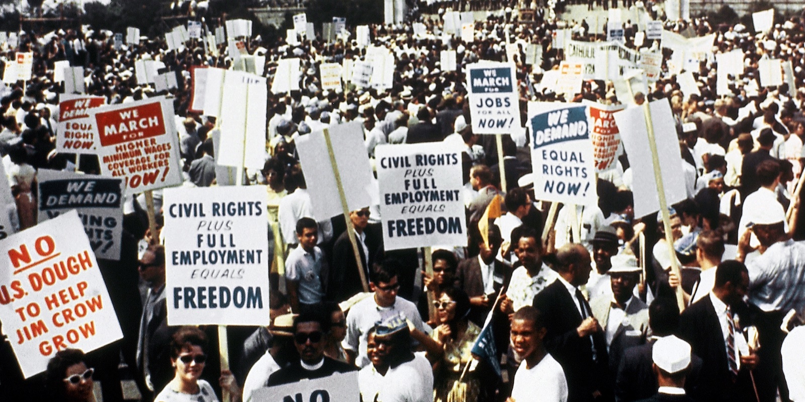 Civil rights movement protest in Washington, D.C., August 28, 1963