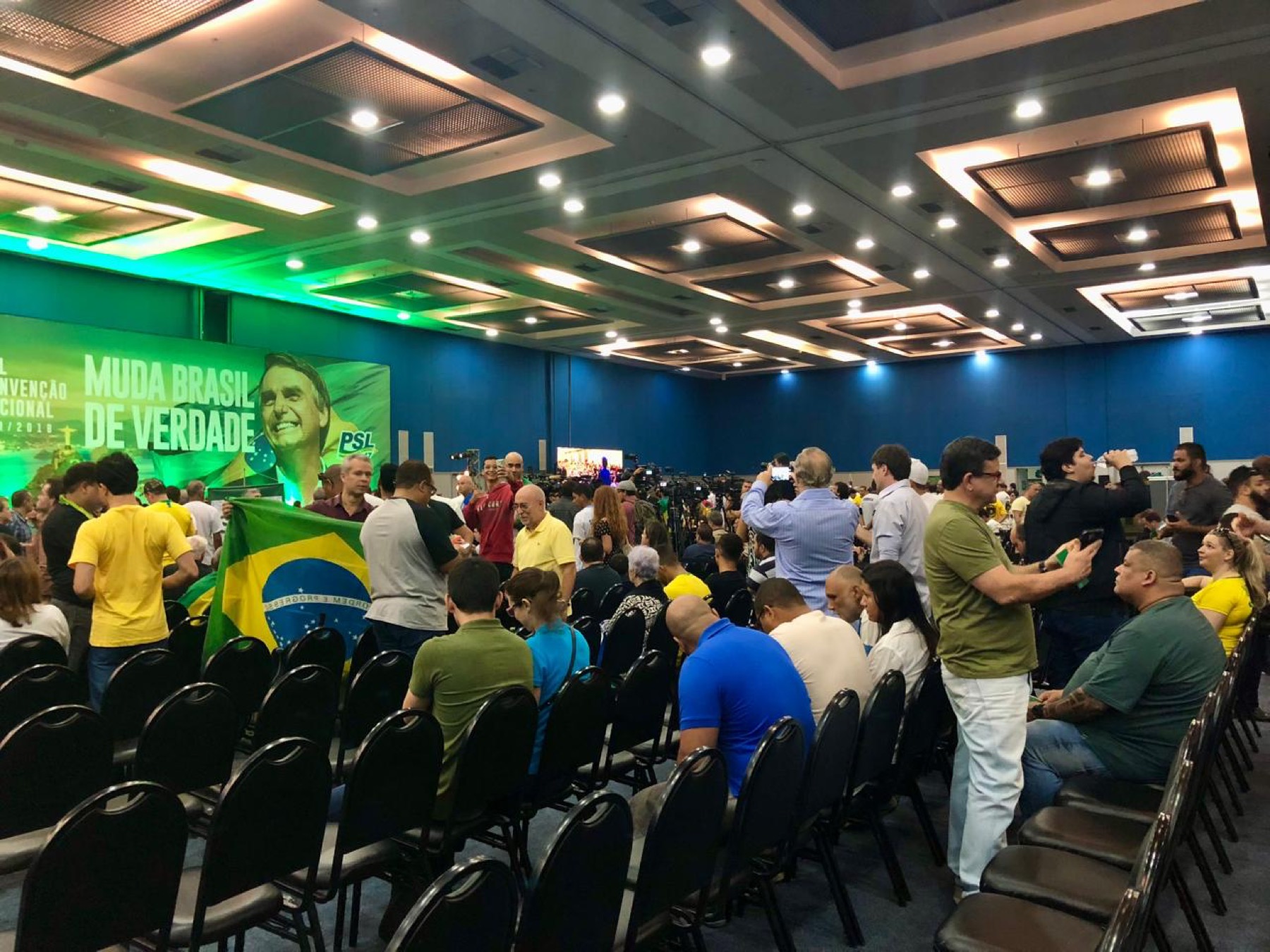Bolsonaro nominating convention, Rio de Janeiro