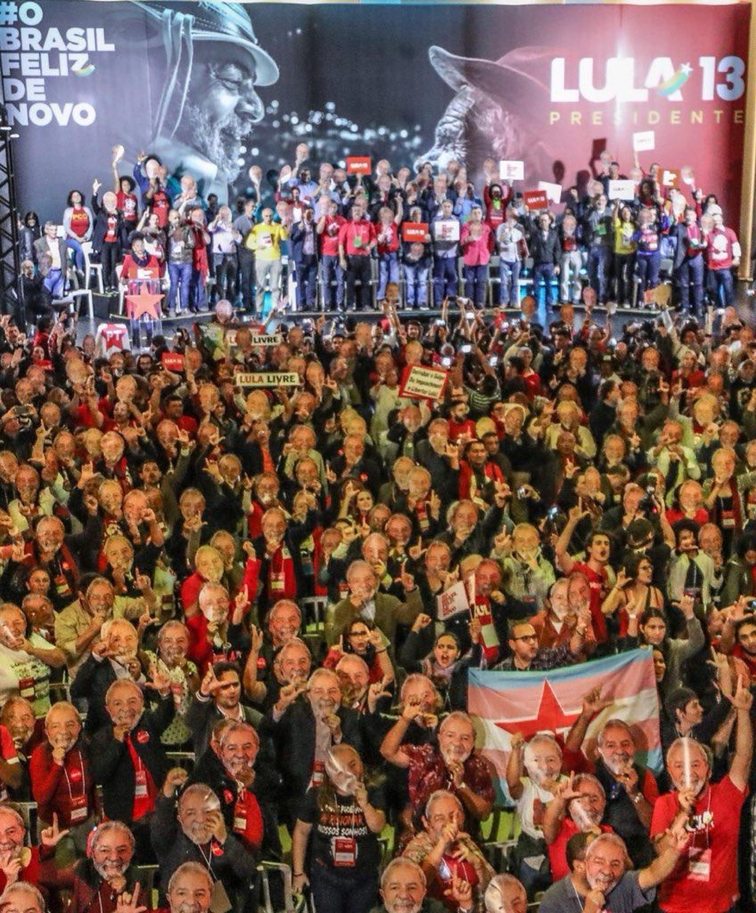 PT party convention, São Paulo