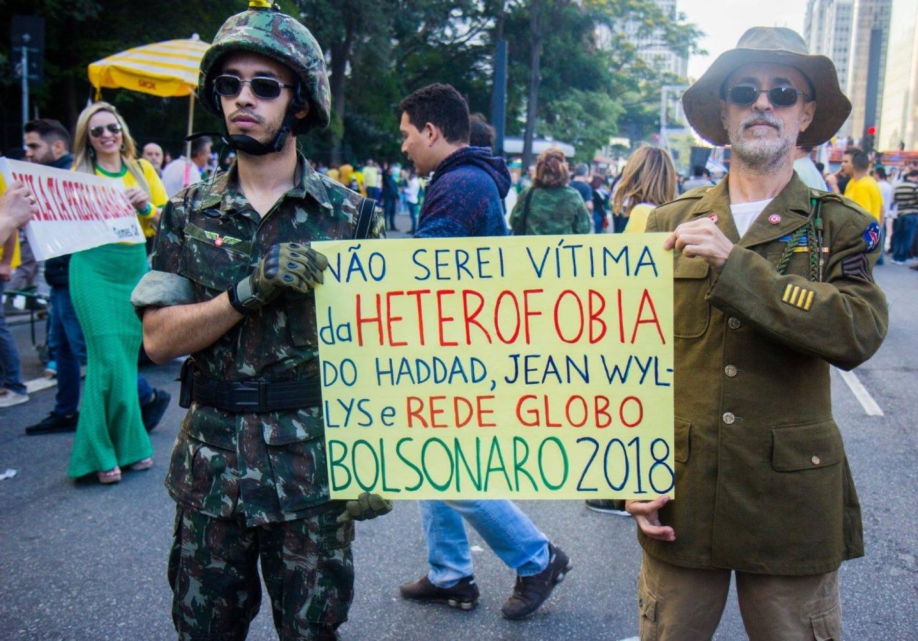 Anti-LGBT protesters, São Paulo